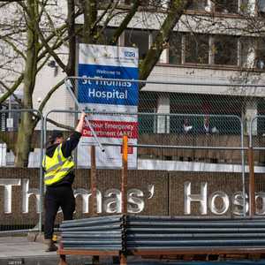مستشفى ساينت توماس حيث يخضع جونسون للرعاية الطبية