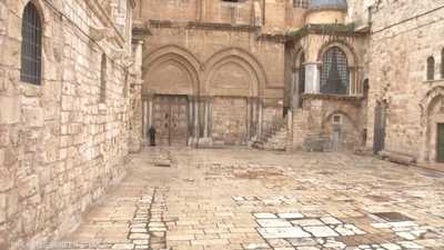 إسرائيل تمنع إقامة قداس أحد الشعانين في كنيسة القيامة بالقدس