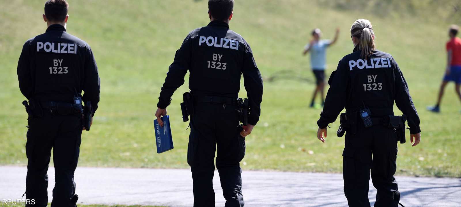 الشرطة الألمانية مكلفة بتنفيذ إجراءات التباعد الاجتماعي