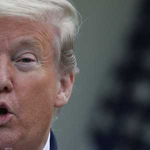 ترامب خلال المؤتمر الصحفي بشأن كورونا