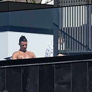 رونالدو في الحجر الصحي حاليا