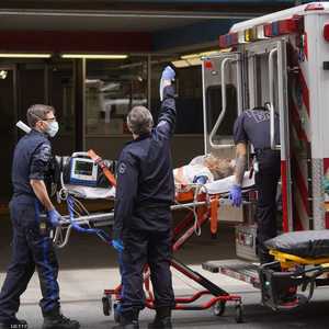 وصول مريض إلى أحد مستشفيات نيويورك