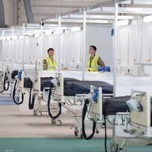 جهز الجيش البريطاني مستشفى ميداني في لندن لمواجهة كورونا