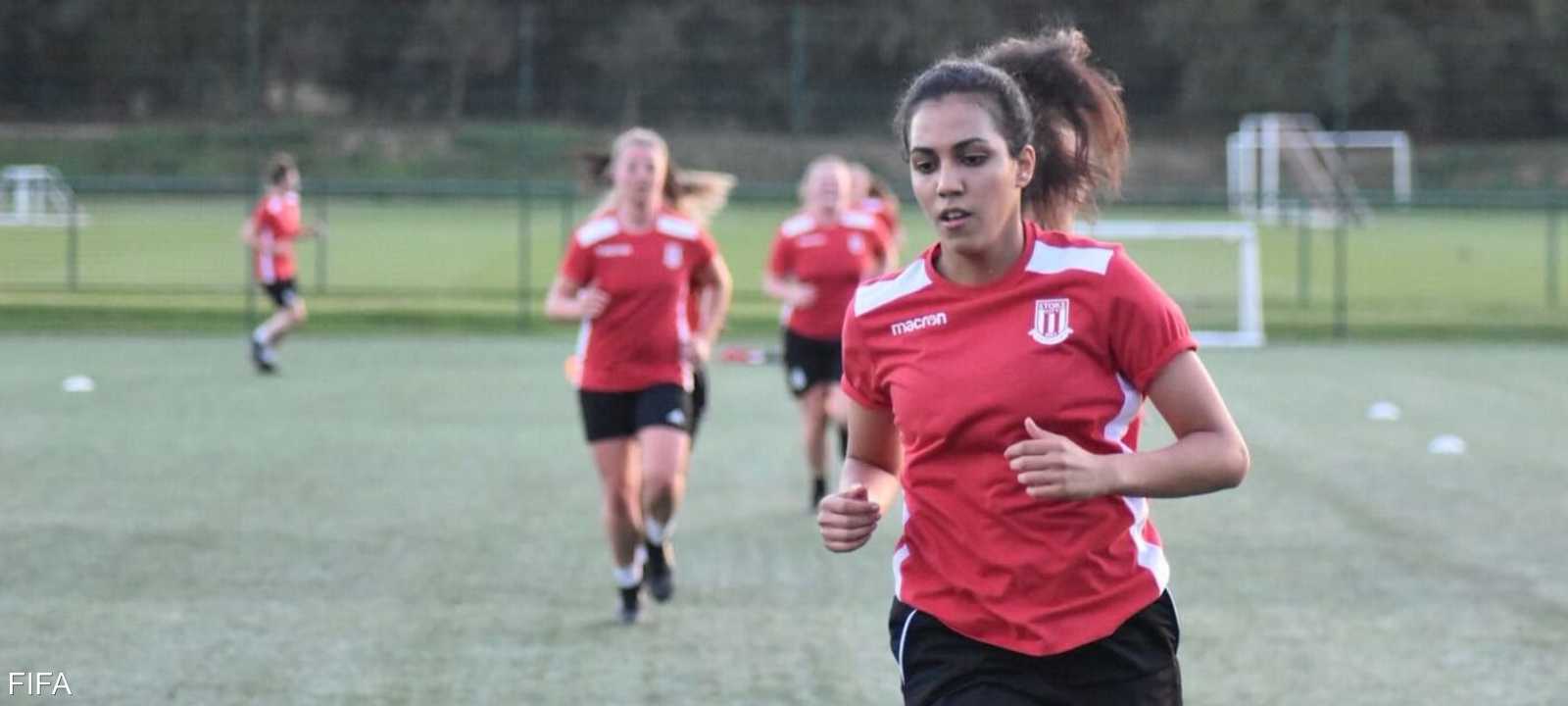 سارة عصام.. اللاعبة المصرية في ستوك سيتي