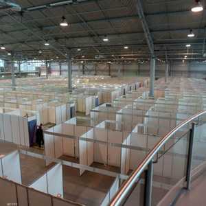 تحويل مركز معارض بروسيا إلى مستشفى لعلاج كورونا