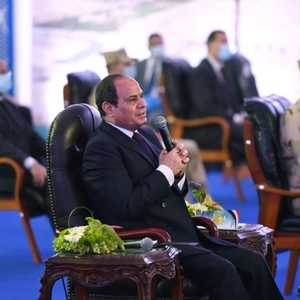 جاءت كلمة السيسي على هامش افتتاحه عدد من المشروعات القومية.