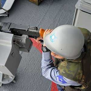 جندي تايواني يشارك في مناورات بمضيق تايوان (أرشيف)