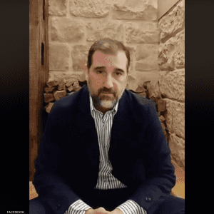 رجل الأعمال السوري رامي مخلوف بفيديو نشره على فيسبوك