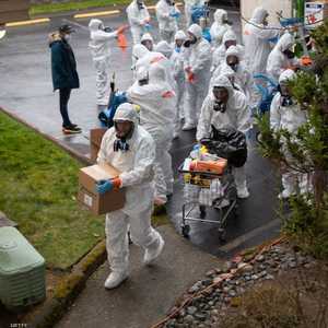 جهود مواجهة كورونا في واشنطون.. أرشيفية