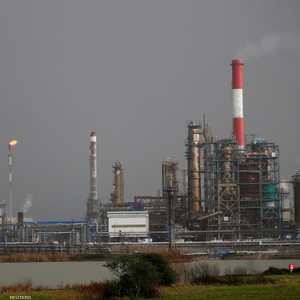 مصفاة نفط في فرنسا.