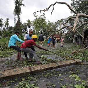 إعصار أمفان ضرب بقوة في الهند