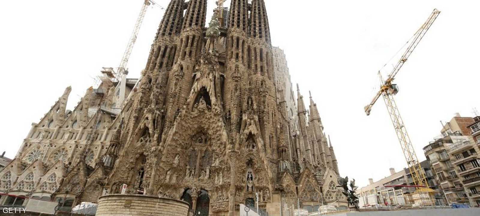 كنيسة ساغرادا فاميليا أبرز معالم برشلونة - أرشيفية