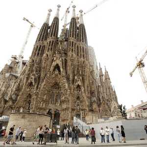 كنيسة ساغرادا فاميليا أبرز معالم برشلونة - أرشيفية