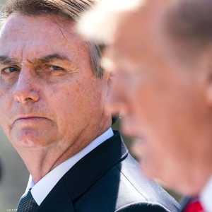 الرئيس البرازيلي برفقة نظيره الأميركي