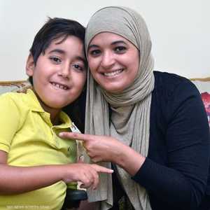 الشيف عمر رفقة والدته