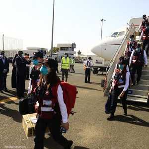 الطائرة احتوت على شحنة معدات طبية