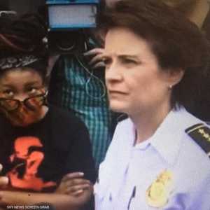 إريكا شيلدز لفتت الأنظار خلال الاحتجاجات الأخيرة