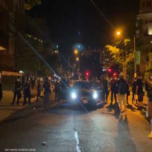 احتجاجات قرب البيت الأبيض