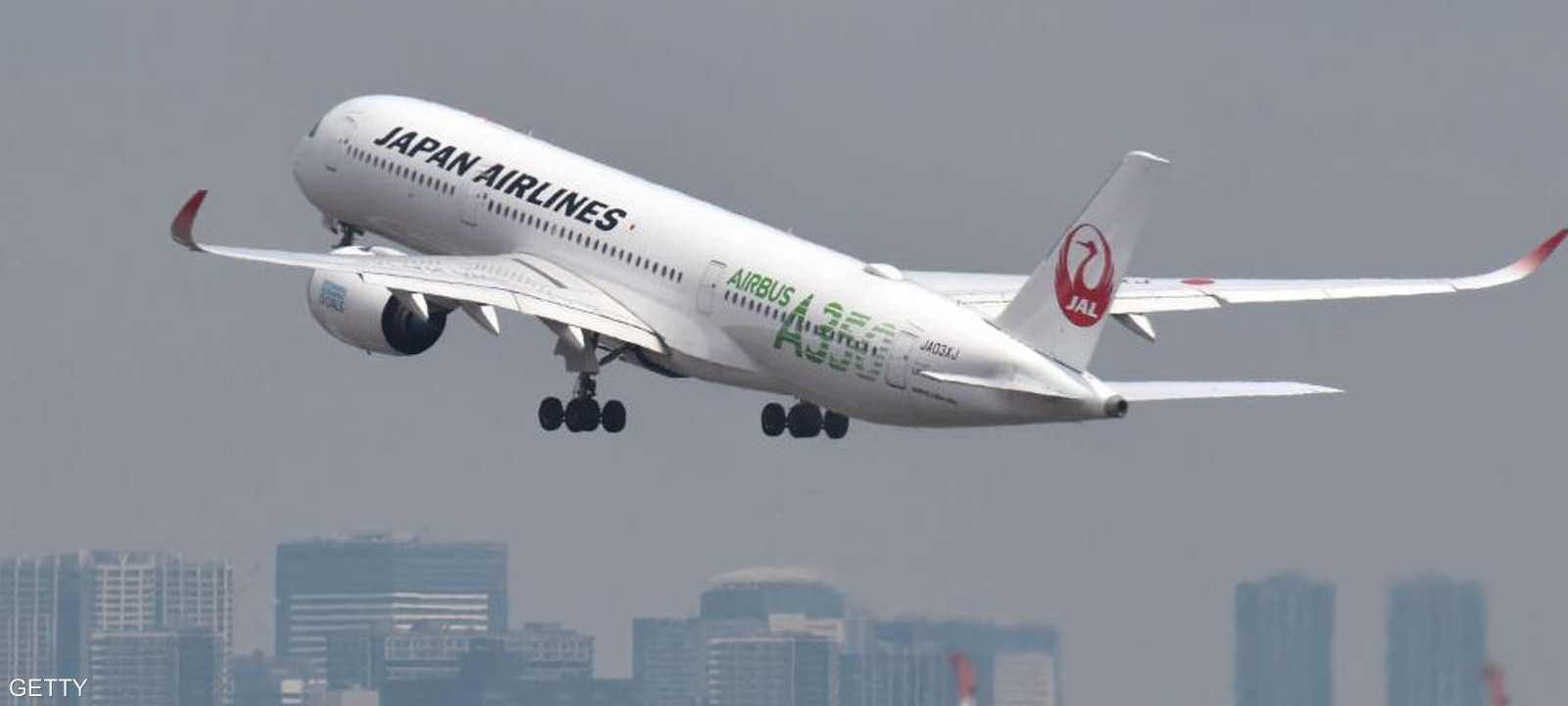 طائرة ركاب تابعة للخطوط الجوية اليابانية