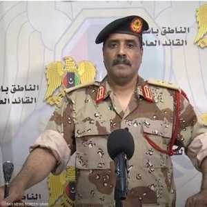 أحمد المسماري الناطق باسم الجيش الوطني الليبي