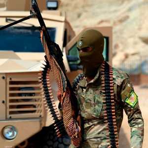 أرشيفية لعنصر من قوات سوريا الديمقراطية