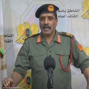 المتحدث باسم الجيش الوطني الليبي اللواء أحمد المسماري