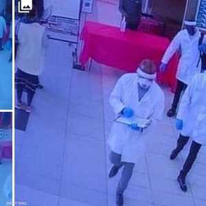 لقطات مجمعة توضح خطوات السرقة