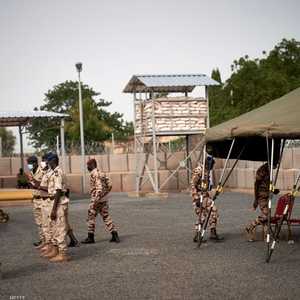 جنود من القوة المشتركة لدول الساحل الخمس في باماكو.