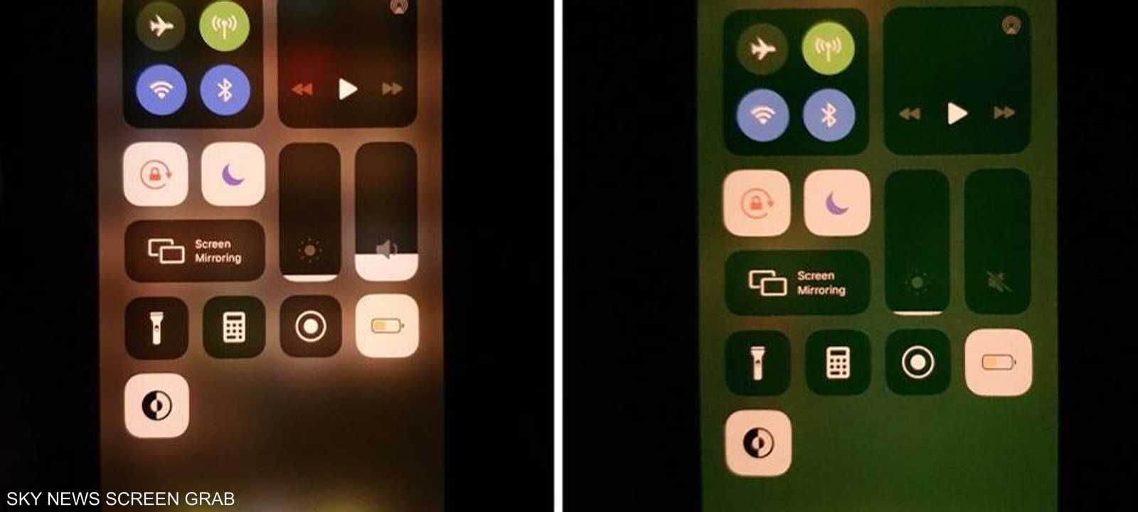المشكلة كما تظهر على آيفون في يمين الصورة (فوربس)