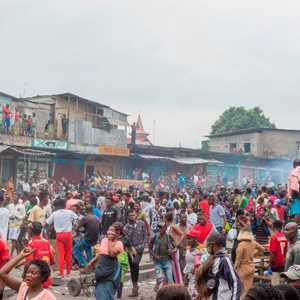 أحد الأسواف قي العاصمة كينشاسا