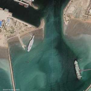 توجد السفينة المزيفة في ميناء بندر عباس