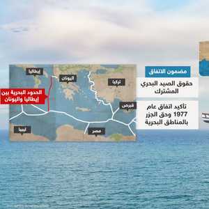 اليونان.. توقيع اتفاق بحري مع إيطاليا