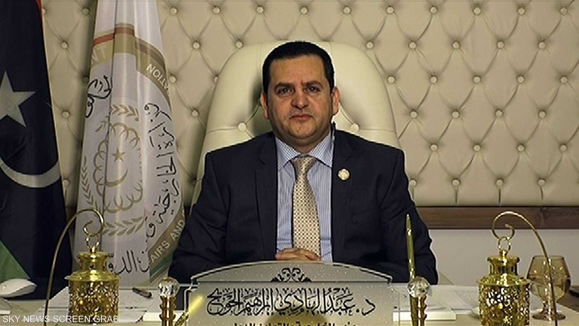 وزير الخارجية في الحكومة الليبية عبد الهادي الحويج
