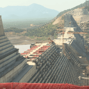 جانب من سد النهضة الإثيوبي