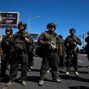 عناصر من قوة التدخل السريع التابعة للشرطة الأميركية