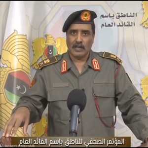 المتحدث باسم الجيش الوطني الليبي أحمد المسماري