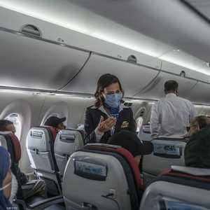 إحدى رحلات مصر للطيران في مارس الماضي.