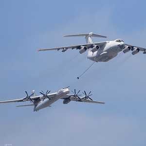 قاذفات روسية من طراز توبوليف تو-95إم.إس الاستراتيجية.