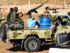 قوات سودانية شبه عسكرية تقوم بدورية على الحدود مع إثيوبيا