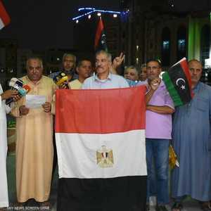 أهالي طبرق يأيدون وقوف السيسي مع الشعب الليبي