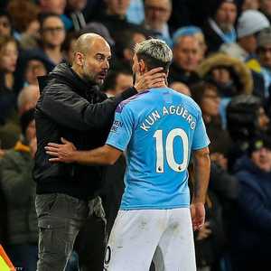 جوسيب غوارديولا وسيرخيو أغويرو