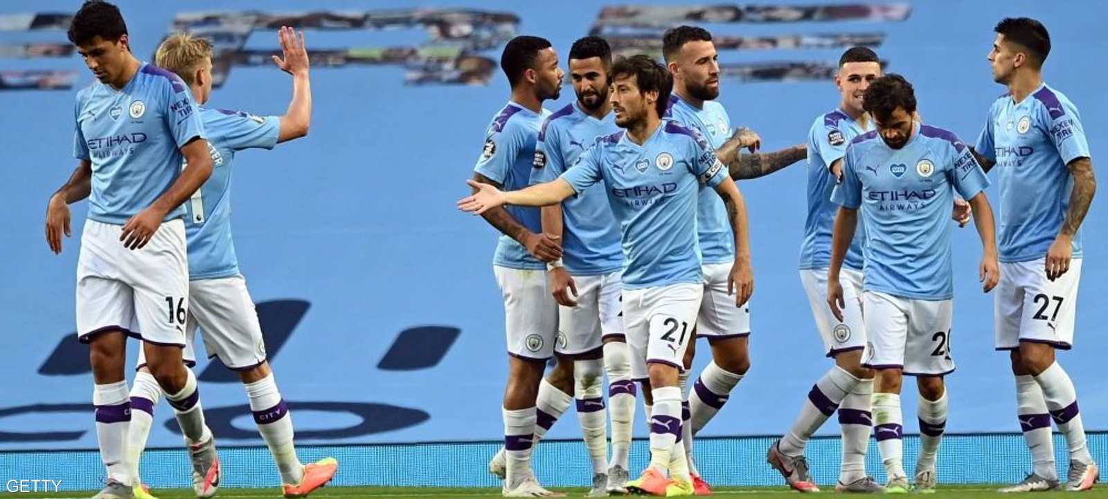 لاعبو مانشستر سيتي