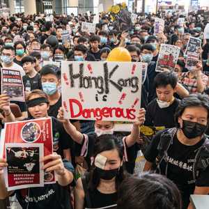 مظاهرات سابقة بهونغ كونغ للمطالبة بالديمقراطية