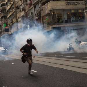 متظاهرون خرجوا تنديدا بقانون الأمن القومي الجديد