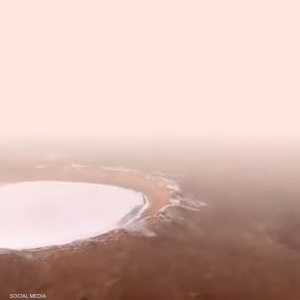 لقطة من فيديو المريخ الذي أنتجته وكالة الفضاء الأوروبية