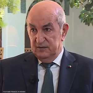 الرئيس الجزائري عبد المجيد تبون