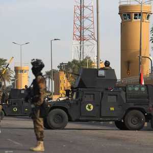 أرشيفية لعناصر أمنية بمحيط سفارة أميركا بالمنطقة الخضراء.