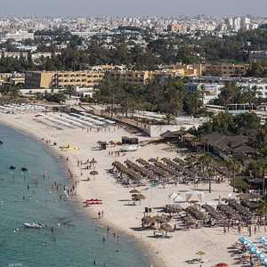 شاطئ مدينة سوسة شرقي تونس