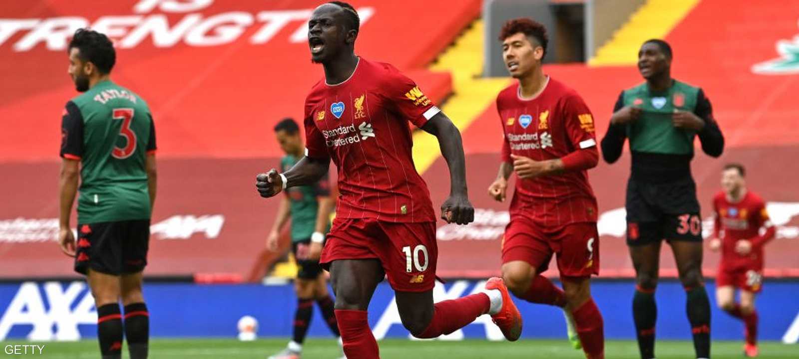 ليفربول انتصر بصعوبة على أستون فيلا