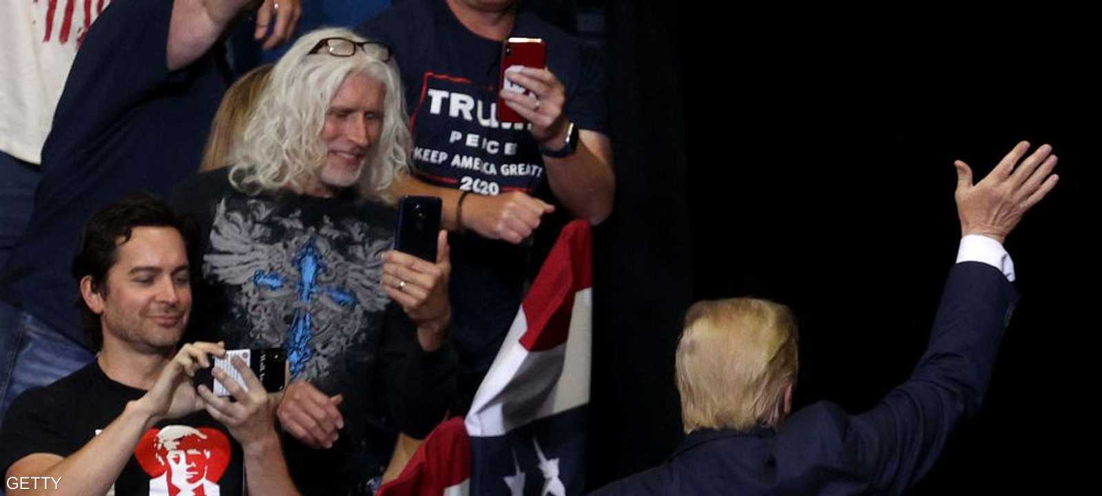 ترامب خلال تجمع تولسا الانتخابي